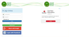 Desktop Screenshot of login.stjago.com