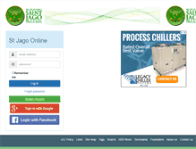 Tablet Screenshot of login.stjago.com